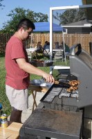 Eric's masterful bbq