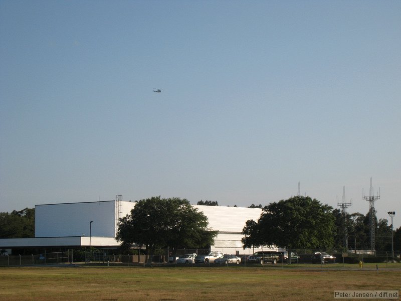the Harris hangar