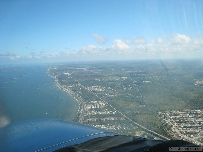 looking south along the Indian River toward Valkaria