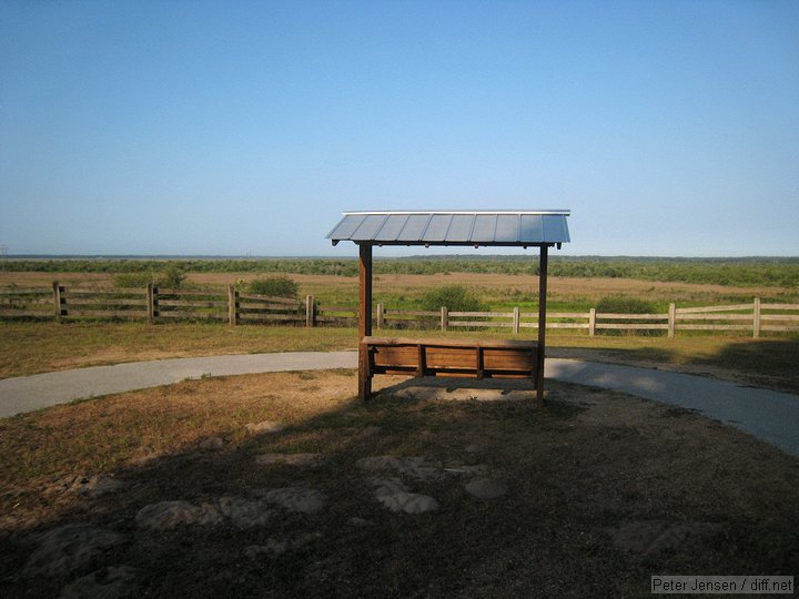 overlook on Payne's Prairie