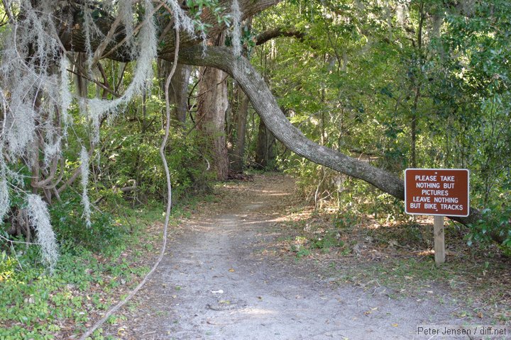 a bike trailhead