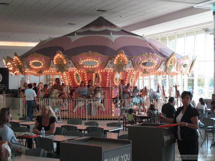 ride in a mall