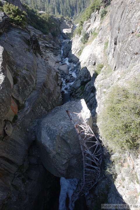 fallen bridge
