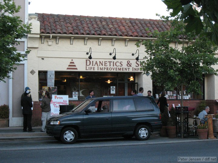 scientology and protesters