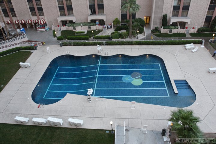 the pool at the Riv