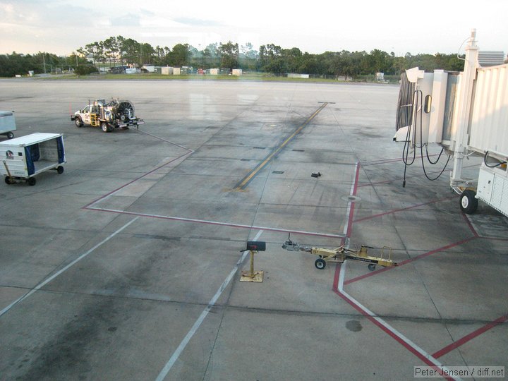 mailbox on the ramp at MCO