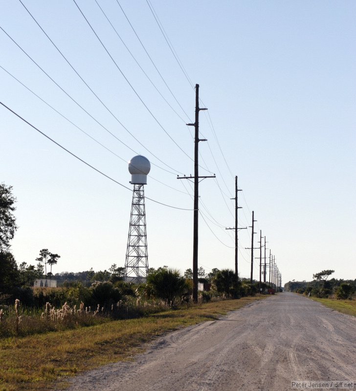 mystery radome just north of the Cocoa water plant on 520