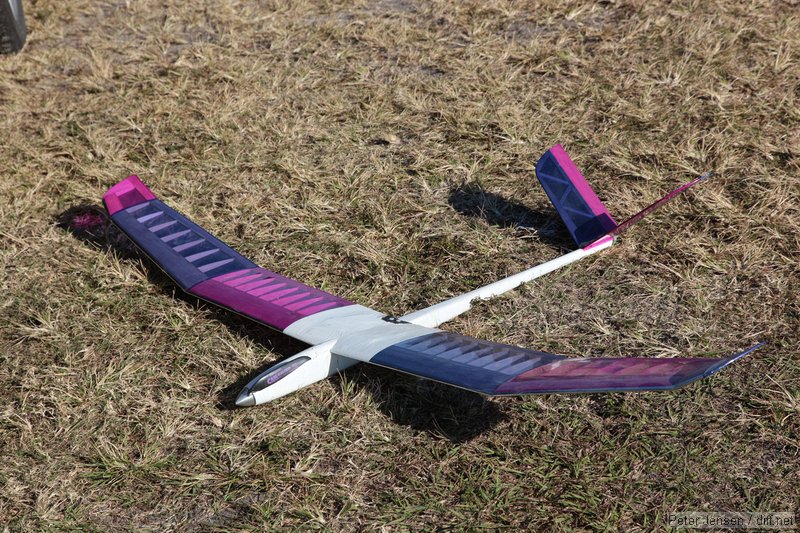 my old Graupner Cumulus electric sailplane - difficult to fly for less than 20 or 30 minutes at a time