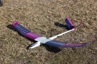 my old Graupner Cumulus electric sailplane - difficult to fly for less than 20 or 30 minutes at a time