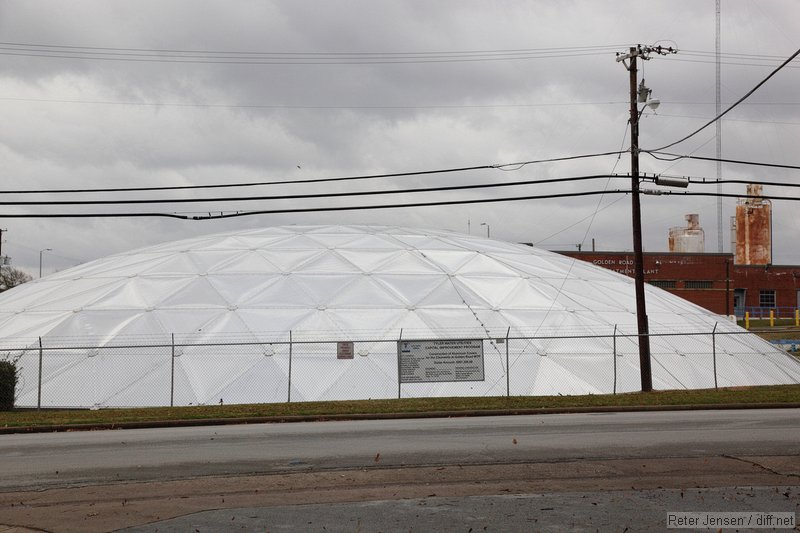 Tyler Water Utilities Aluminum Covers for the Clearwells at Golden Road WTP