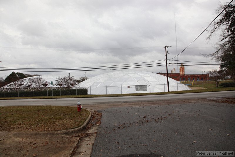 Tyler Water Utilities Aluminum Covers for the Clearwells at Golden Road WTP