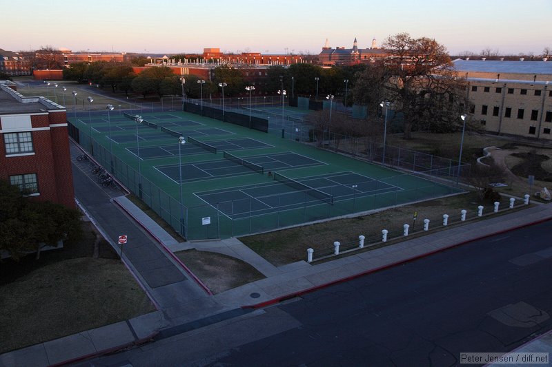 tennis courts