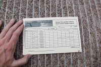 excellent DLG score sheet - it was printed on heavier paper and that was really nice