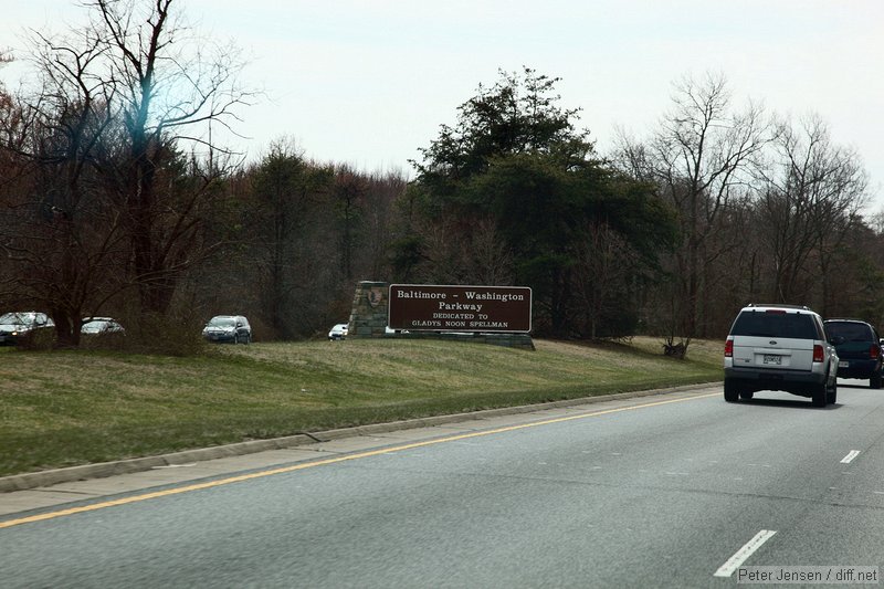 BW parkway - occasionally a pain in the ass, but alway less boring than 95