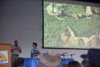 John and Martha King at the screening of the film, "Low and Slow with the Kenya Wildlife Service"