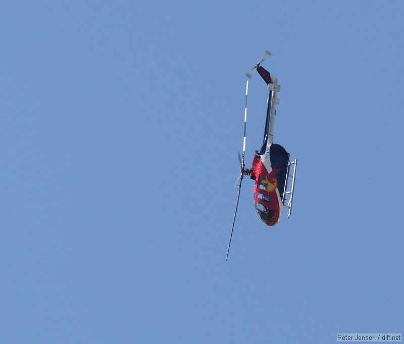 Chuck Aaron / Red Bull BO-105 CBS aerobatic helicopter