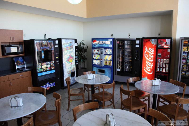 full featured vending area