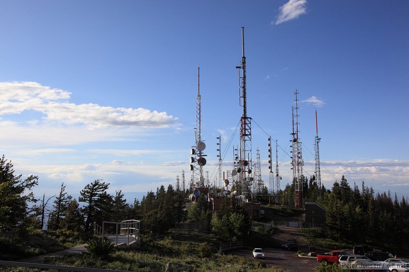 Sandia Peak towers