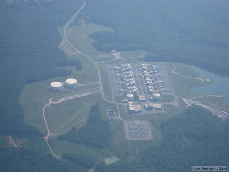 Lincoln Combustion Turbine Station - 1200 MW natural gas-fired generating facility with 16 turbines NW of CLT