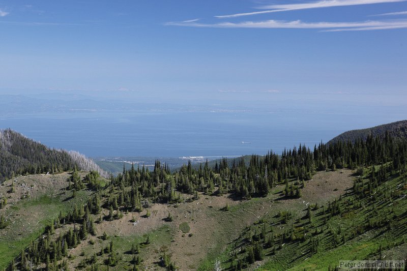 view out over Port Angeles