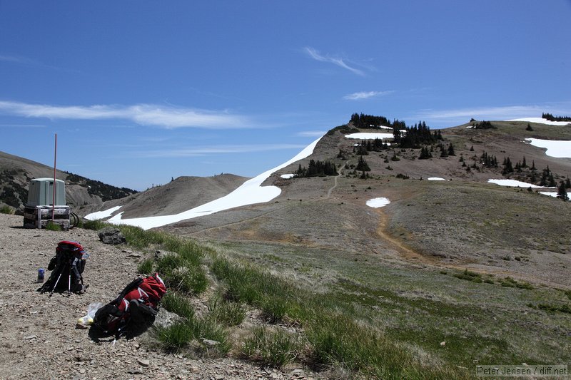 looking at the start of the trail