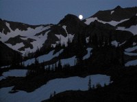 moon rising over the ridge