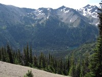 Grand Lake on the way up the trail