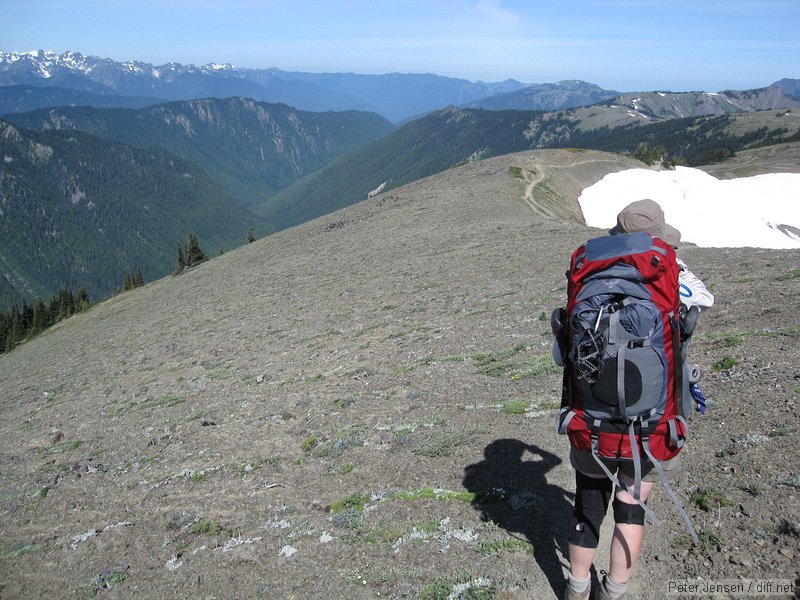 Obstruction is one ridge away and the Hurricane Ridge vistor's center is two