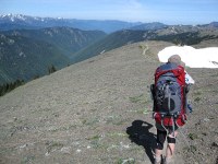 Obstruction is one ridge away and the Hurricane Ridge vistor's center is two