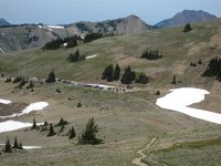 Observation Point parking lot on July 4 - only had 3 cars when we started
