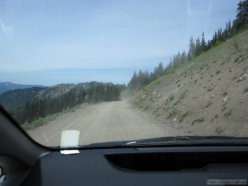 dust devil on the road to Obstruction