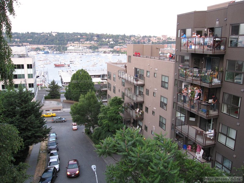 4th festivities overlooking Lake Union