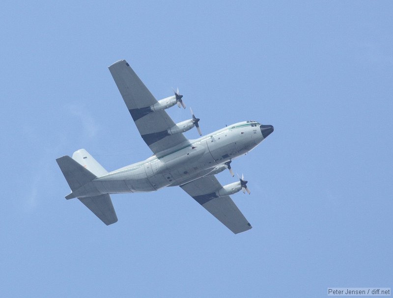 C-130 with Bolivian flag