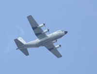 C-130 with Bolivian flag