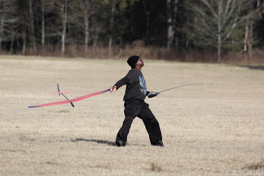 Frank launching