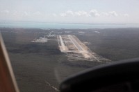 new runway at Marsh Harbor now has approach lights