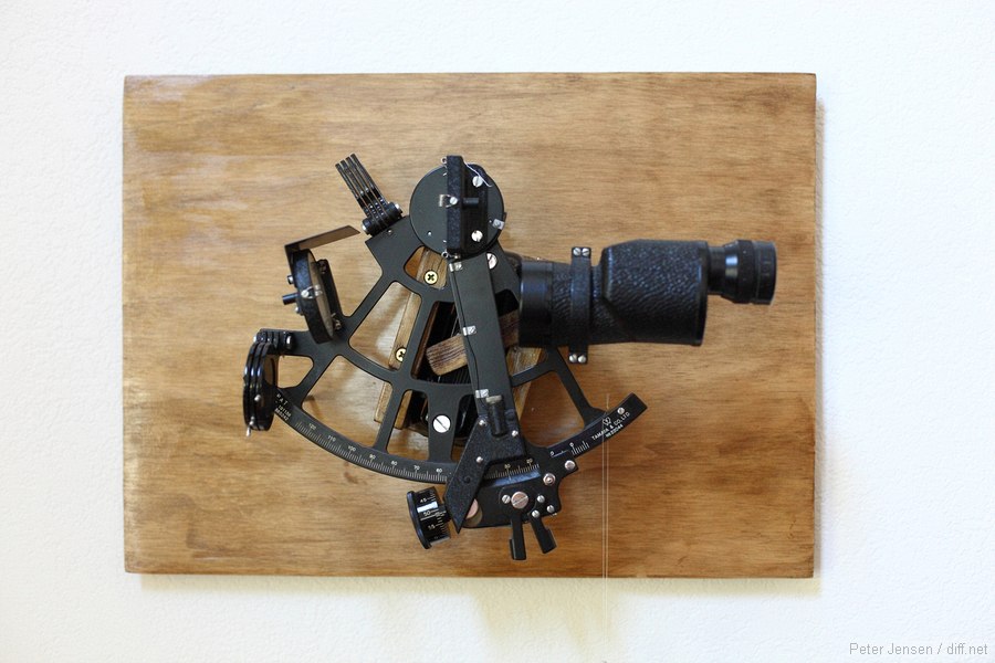 father's old sextant used in the Merchant Marine
