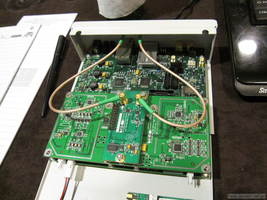 inside of a USRP N210 with WBX