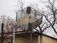 weird shroud on satellite dish