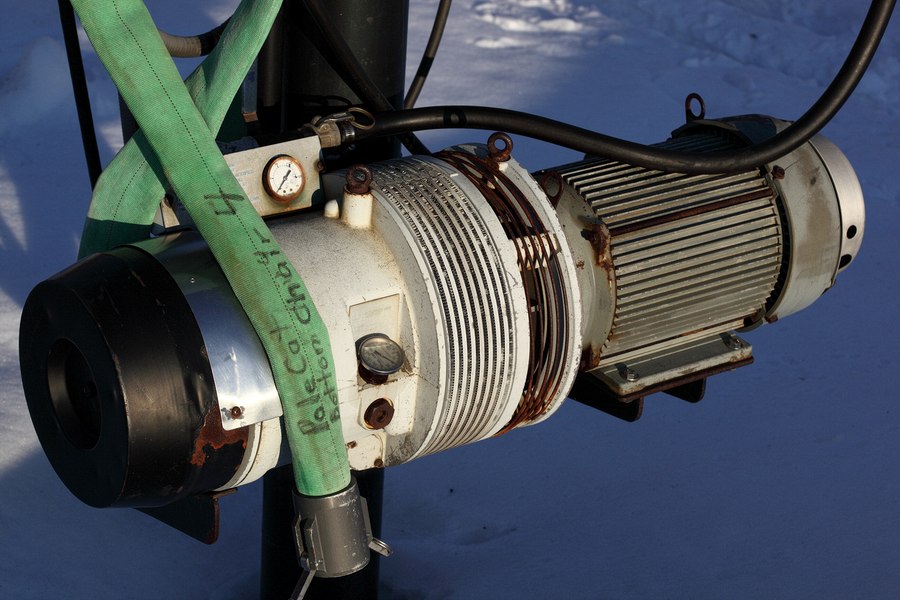 snowmaking pump? with crazy heat exchanger