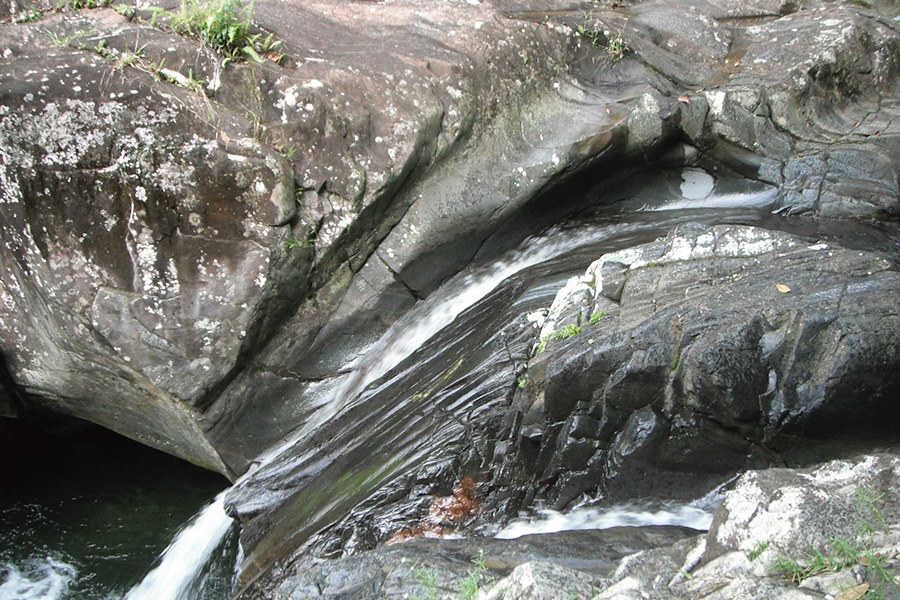 natural waterslide