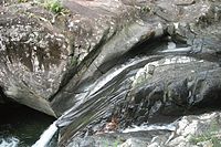 natural waterslide