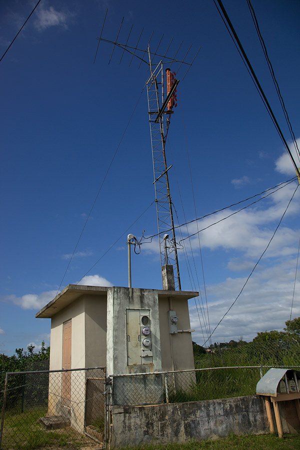 odd antennas on a hilltop