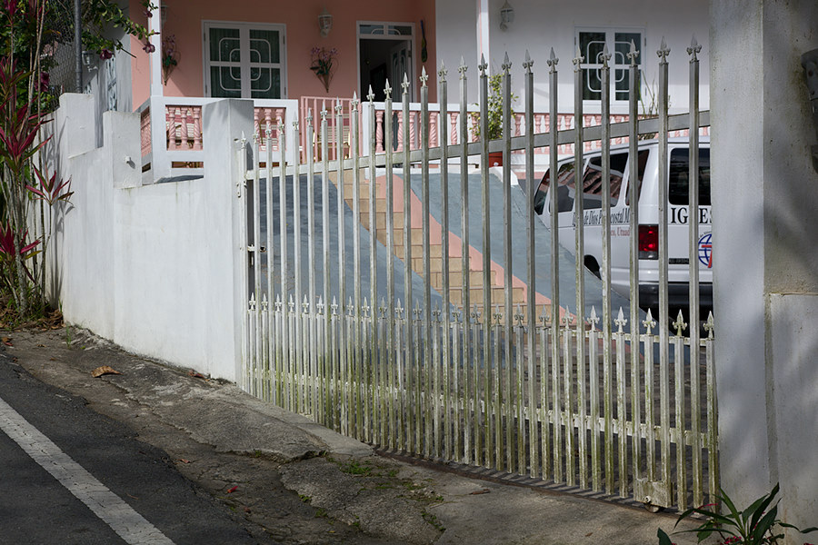 nice combination stairway and extra car storage