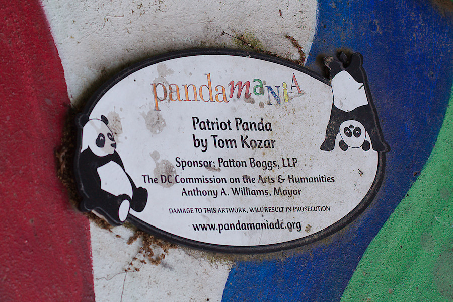 Patriot Panda by Tom Kozar