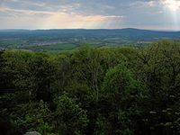 view from the Black trail at Gambrill