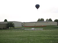 sunset balloon flight over Frederick airport