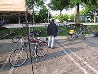 some of the assembled bikes