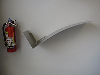 details of cool shelf mounting