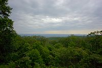 rain threatens from the North Frederick overlook